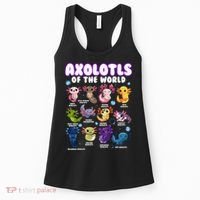 Axolotl Cute Axolotls Animals Of The World Herpetology 2 Women's Tank Top thumb 0