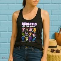 Axolotl Cute Axolotls Animals Of The World Herpetology 2 Women's Tank Top thumb 2