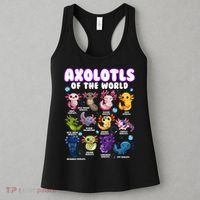 Axolotl Cute Axolotls Animals Of The World Herpetology 2 Women's Tank Top thumb 3