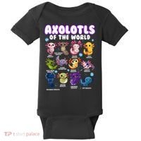 Axolotl Cute Axolotls Animals Of The World Herpetology 2 Baby Bodysuit thumb 0