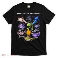 Axolotl Cute Axolotls Animals Of The World Herpetology T-Shirt thumb 0