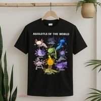 Axolotl Cute Axolotls Animals Of The World Herpetology T-Shirt thumb 2