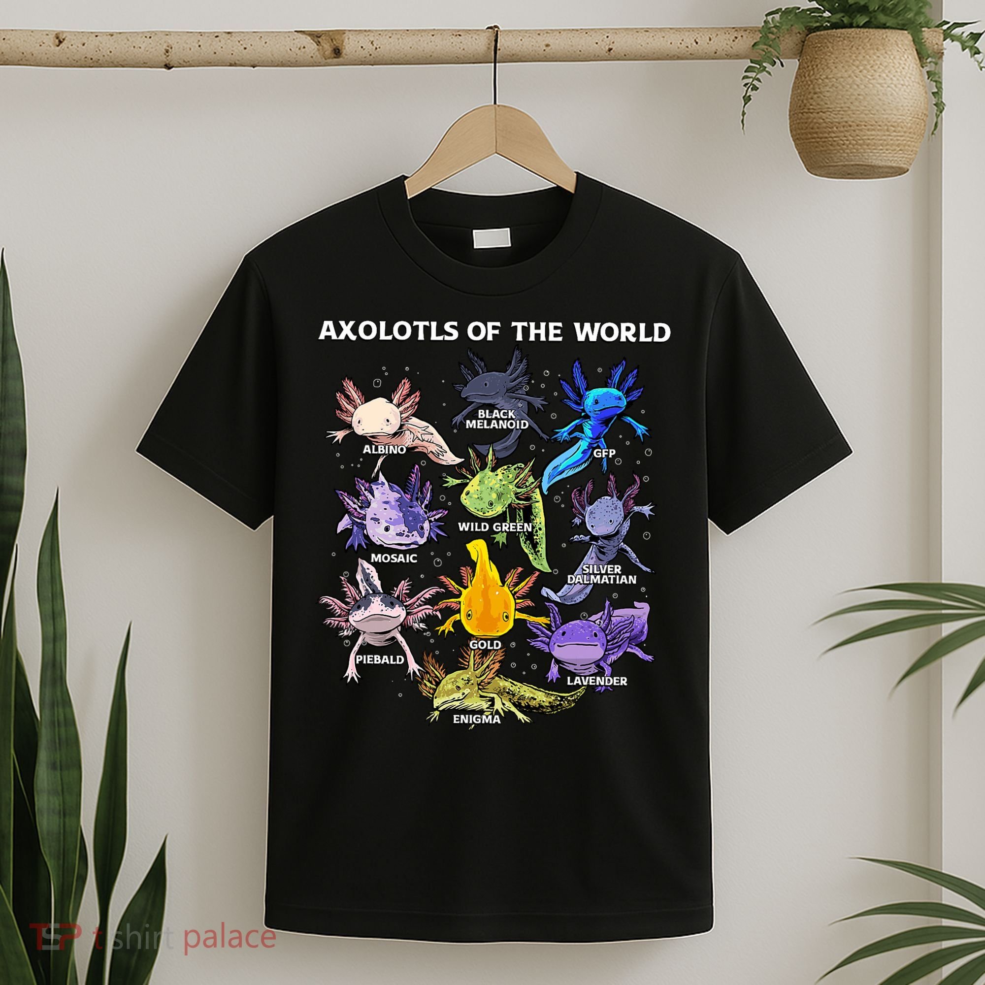 Axolotl Cute Axolotls Animals Of The World Herpetology T-Shirt