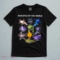 Axolotl Cute Axolotls Animals Of The World Herpetology T-Shirt thumb 5