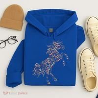 Arabic Calligraphy Arabian Horse Al Mutanabbi Poem Hoodie thumb 4