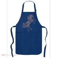Arabic Calligraphy Arabian Horse Al Mutanabbi Poem Apron thumb 0