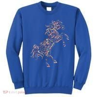 Arabic Calligraphy Arabian Horse Al Mutanabbi Poem Sweatshirt thumb 0