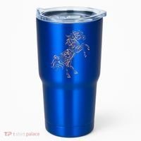 Arabic Calligraphy Arabian Horse Al Mutanabbi Poem Tumbler thumb 0