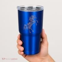 Arabic Calligraphy Arabian Horse Al Mutanabbi Poem Tumbler thumb 2