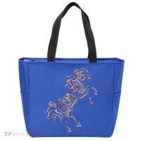 Arabic Calligraphy Arabian Horse Al Mutanabbi Poem Tote Bag thumb 0