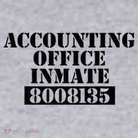 Accountant Costume Accounting Office Inmate Costume Women's Sweatshirt thumb 2