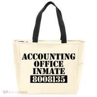 Accountant Costume Accounting Office Inmate Costume Tote Bag thumb 0