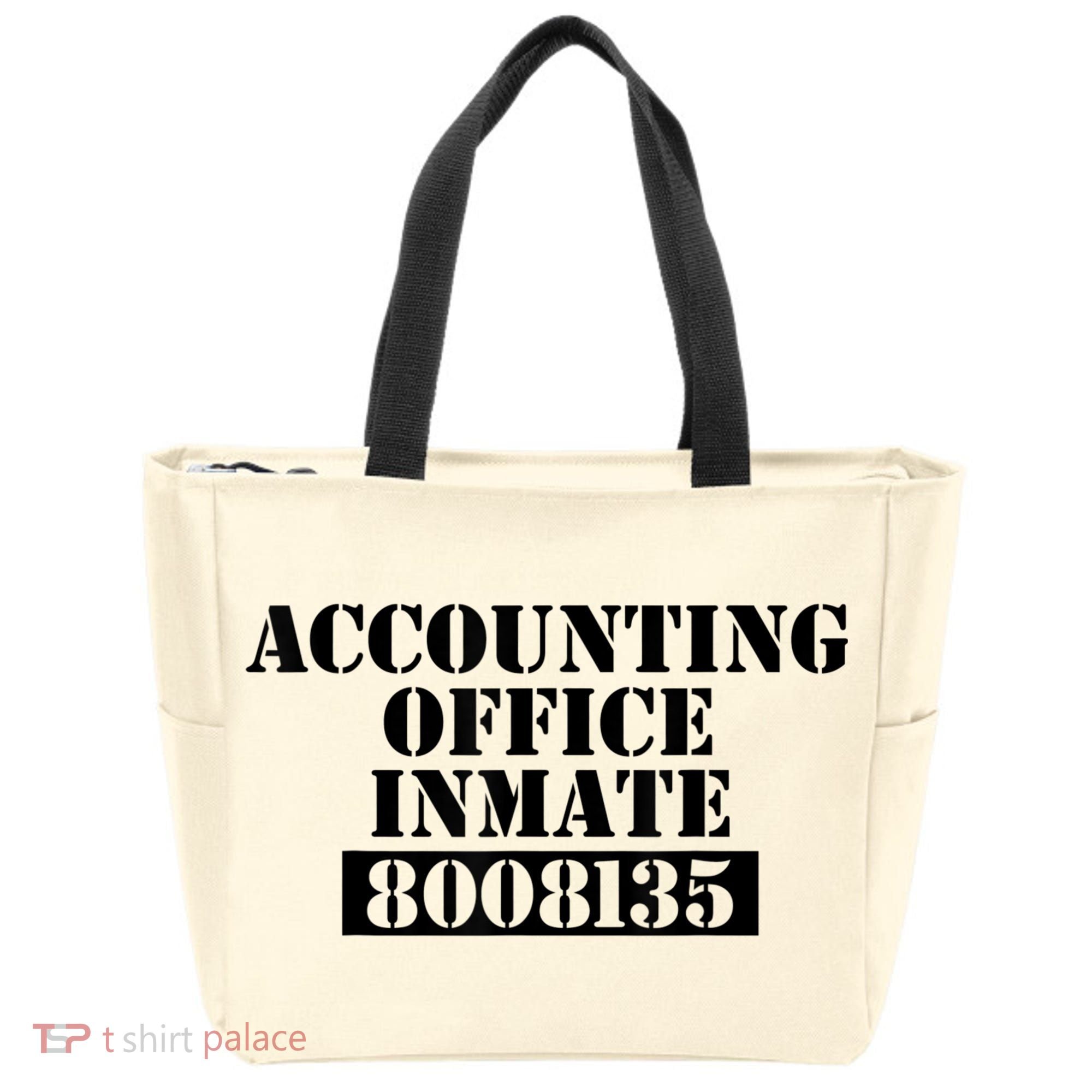 Accountant Costume Accounting Office Inmate Costume Tote Bag