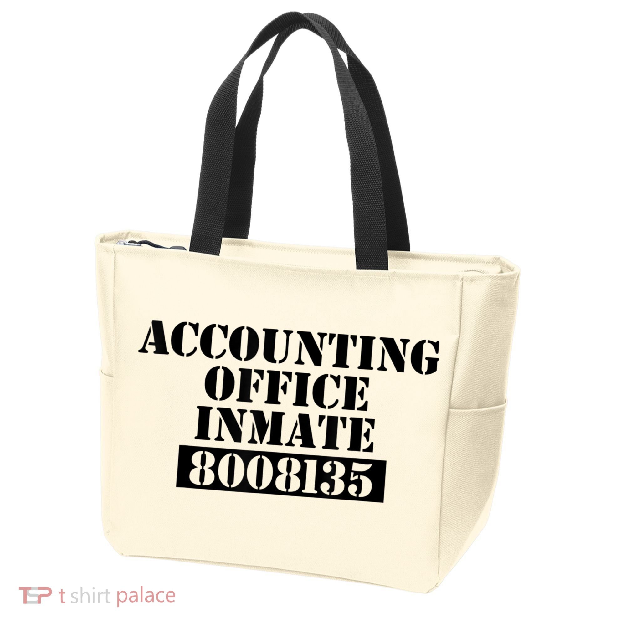 Accountant Costume Accounting Office Inmate Costume Tote Bag