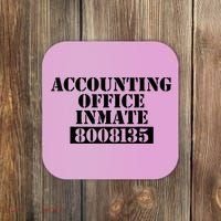 Accountant Costume Accounting Office Inmate Costume Coaster thumb 0