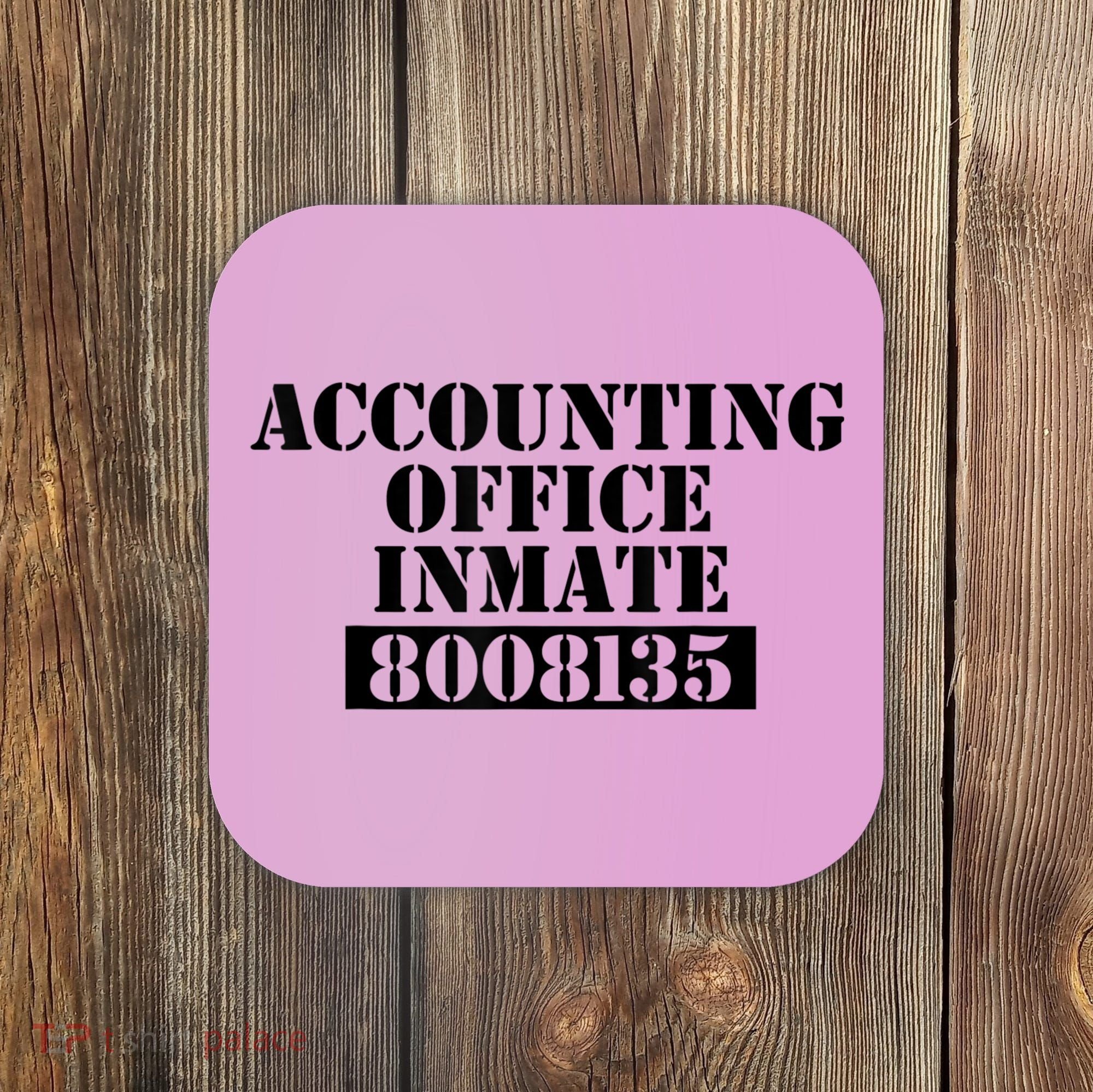 Accountant Costume Accounting Office Inmate Costume Coaster