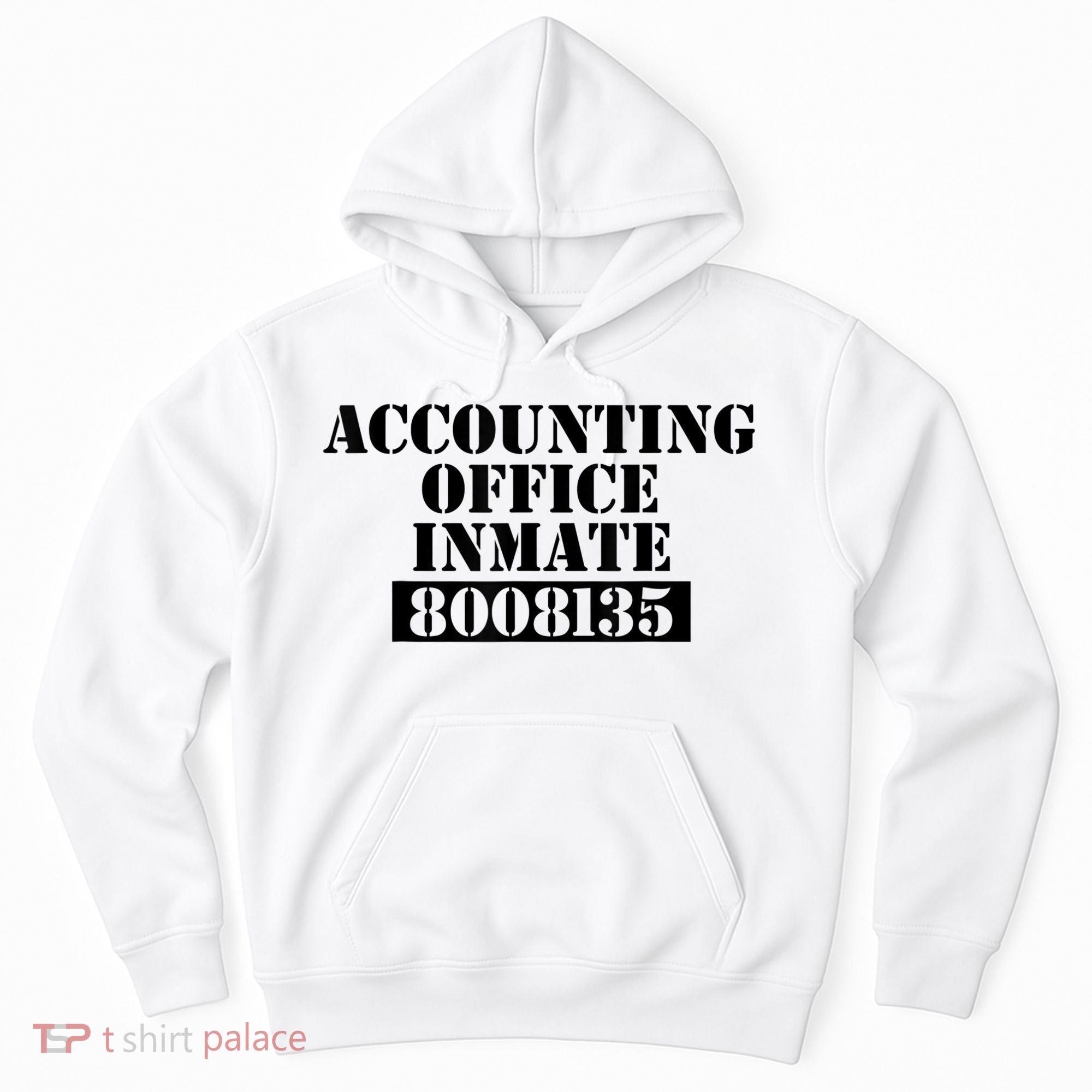Accountant Costume Accounting Office Inmate Costume Hoodie