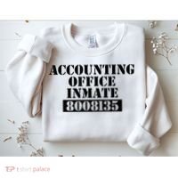 Accountant Costume Accounting Office Inmate Costume Sweatshirt thumb 2