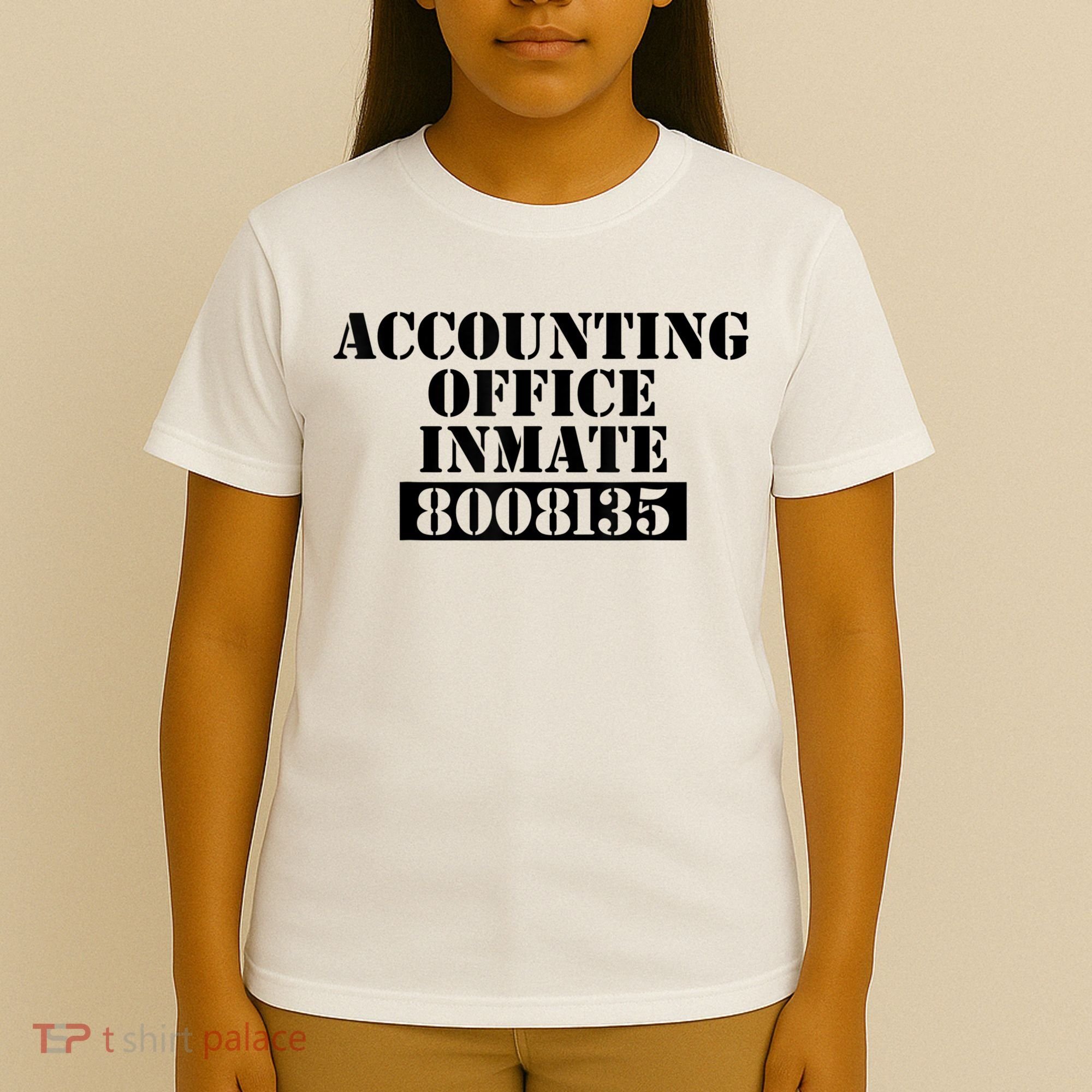 Accountant Costume Accounting Office Inmate Costume T-Shirt