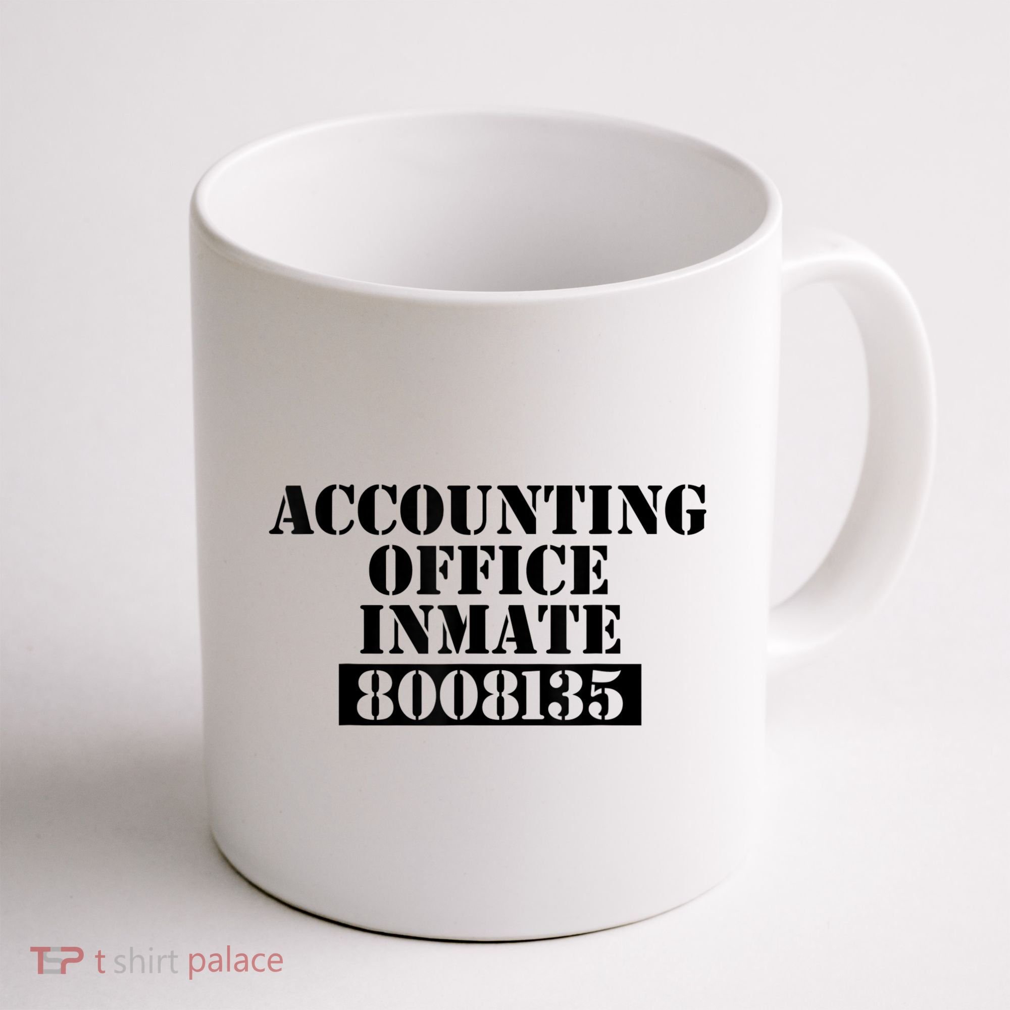 Accountant Costume Accounting Office Inmate Costume Coffee Mug