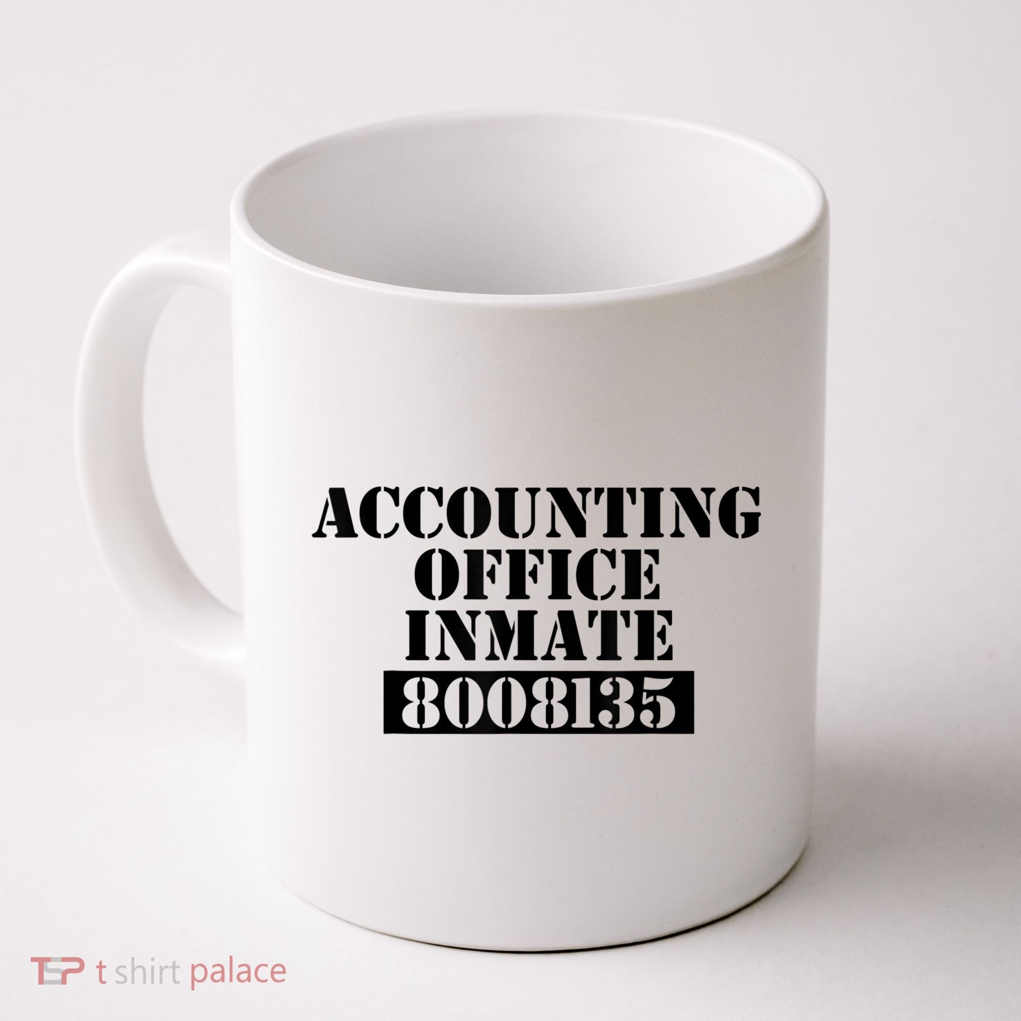 Accountant Costume Accounting Office Inmate Costume Coffee Mug