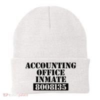 Accountant Costume Accounting Office Inmate Costume Beanie thumb 0