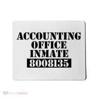 Accountant Costume Accounting Office Inmate Costume Mousepad thumb 0