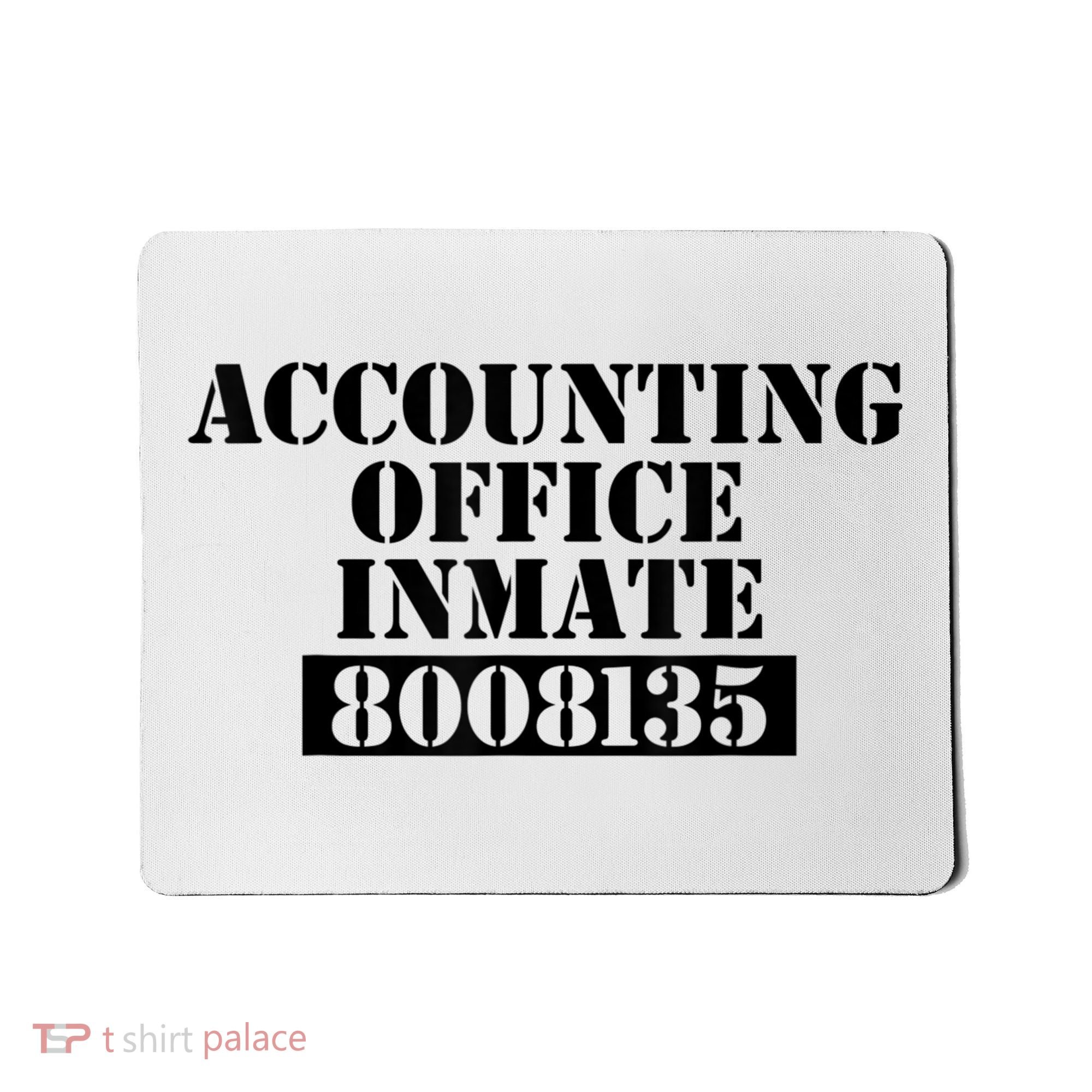 Accountant Costume Accounting Office Inmate Costume Mousepad