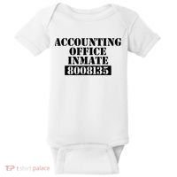 Accountant Costume Accounting Office Inmate Costume Baby Bodysuit thumb 0