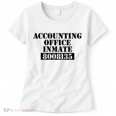 Accountant Costume Accounting Office Inmate Costume Women's T-Shirt