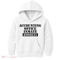 Accountant Costume Accounting Office Inmate Costume Kids Hoodie thumb 0
