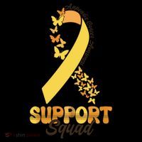 Appendix Cancer Awareness Support Squad Ribbon Butterflies Coffee Mug thumb 5
