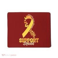 Appendix Cancer Awareness Support Squad Ribbon Butterflies Mousepad thumb 0