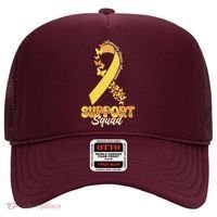 Appendix Cancer Awareness Support Squad Ribbon Butterflies Hat thumb 0