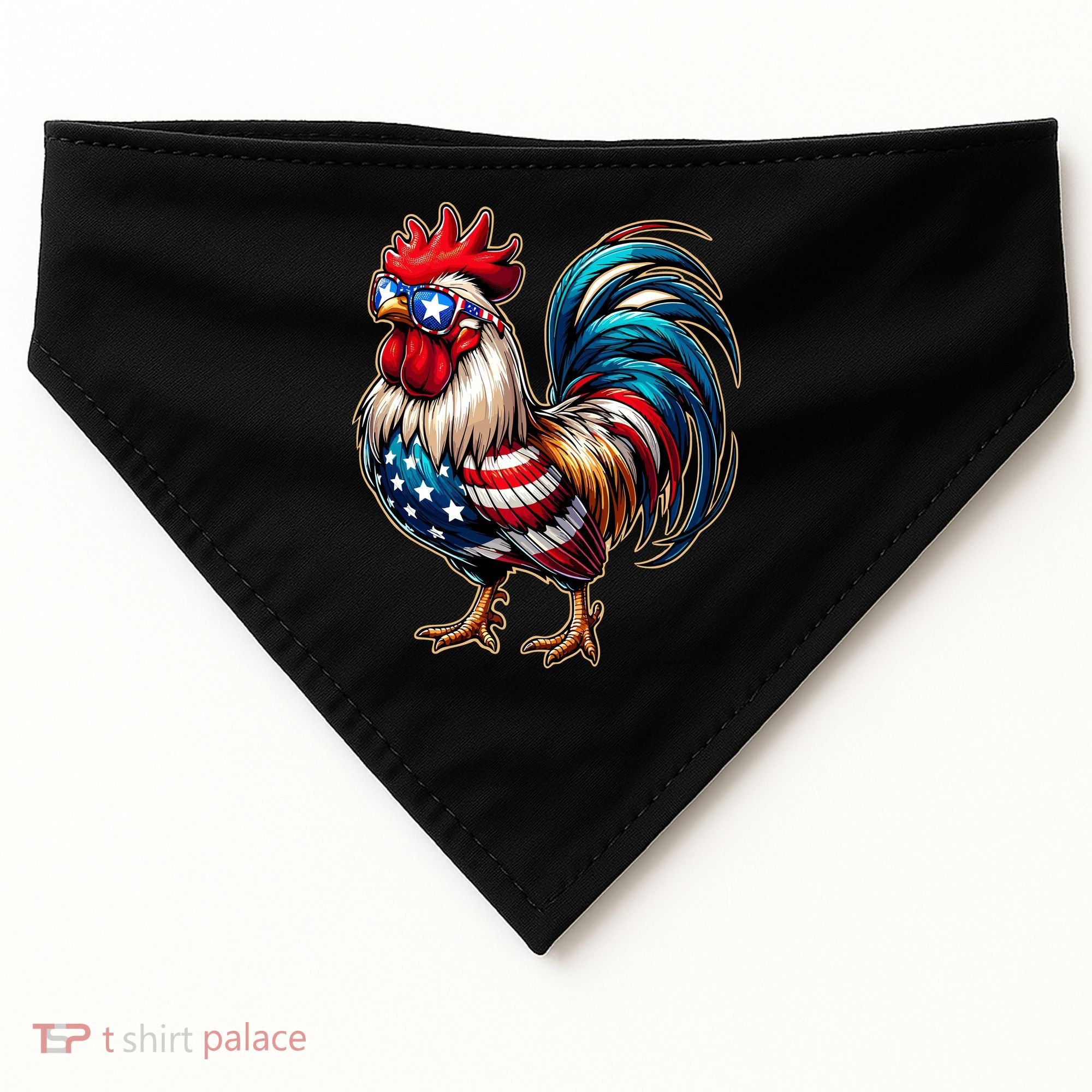American Chicken USA-Made Doggie Bandana