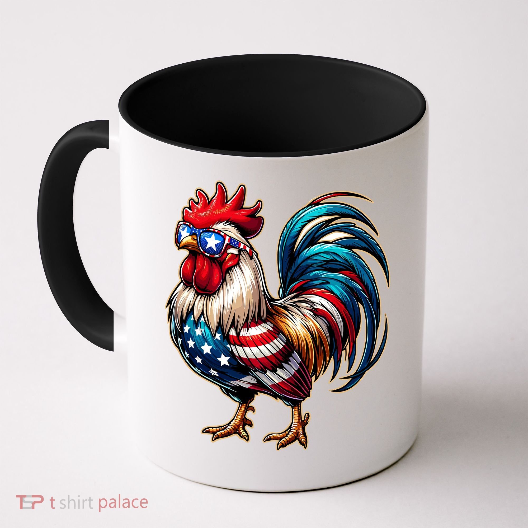 American Chicken Coffee Mug