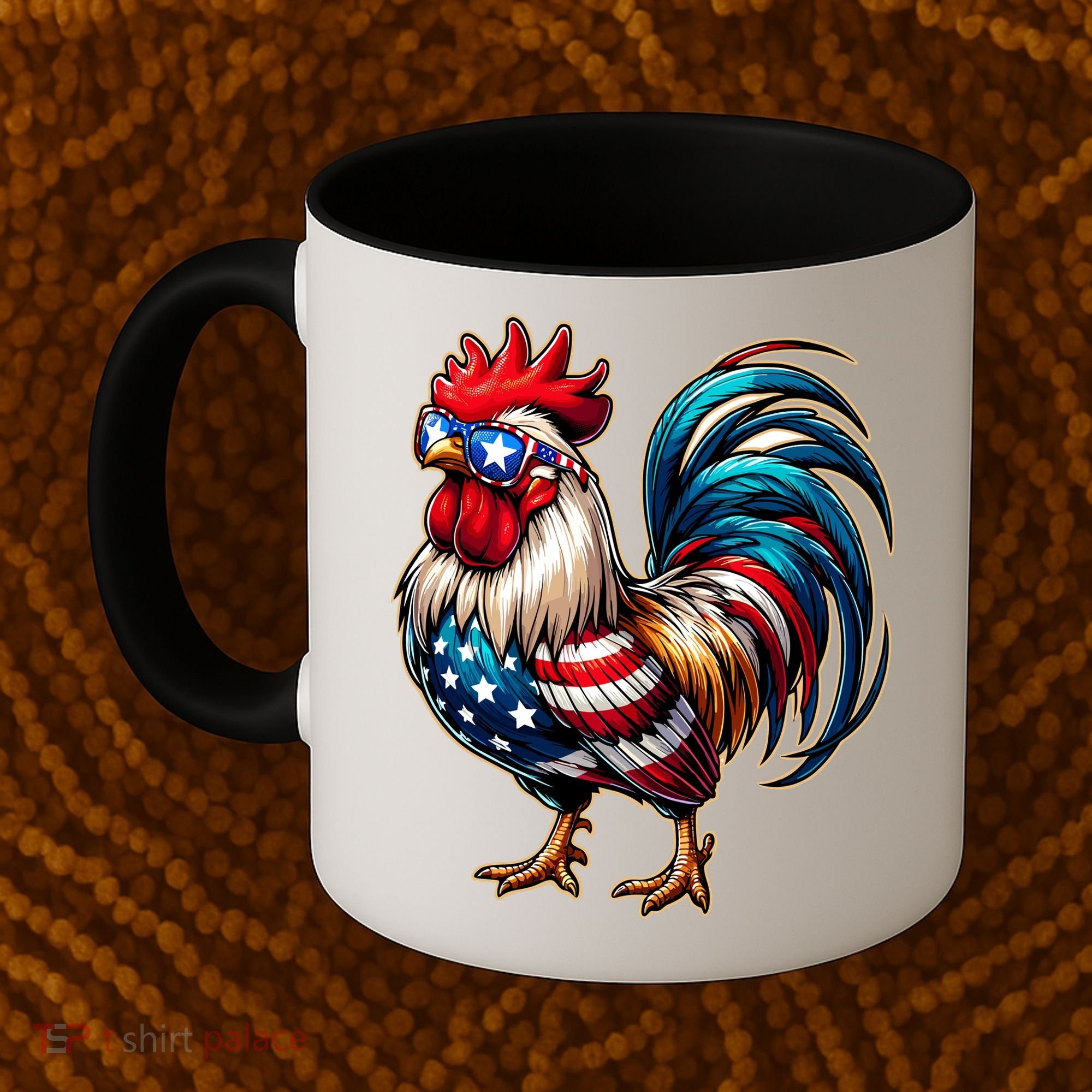 American Chicken Coffee Mug