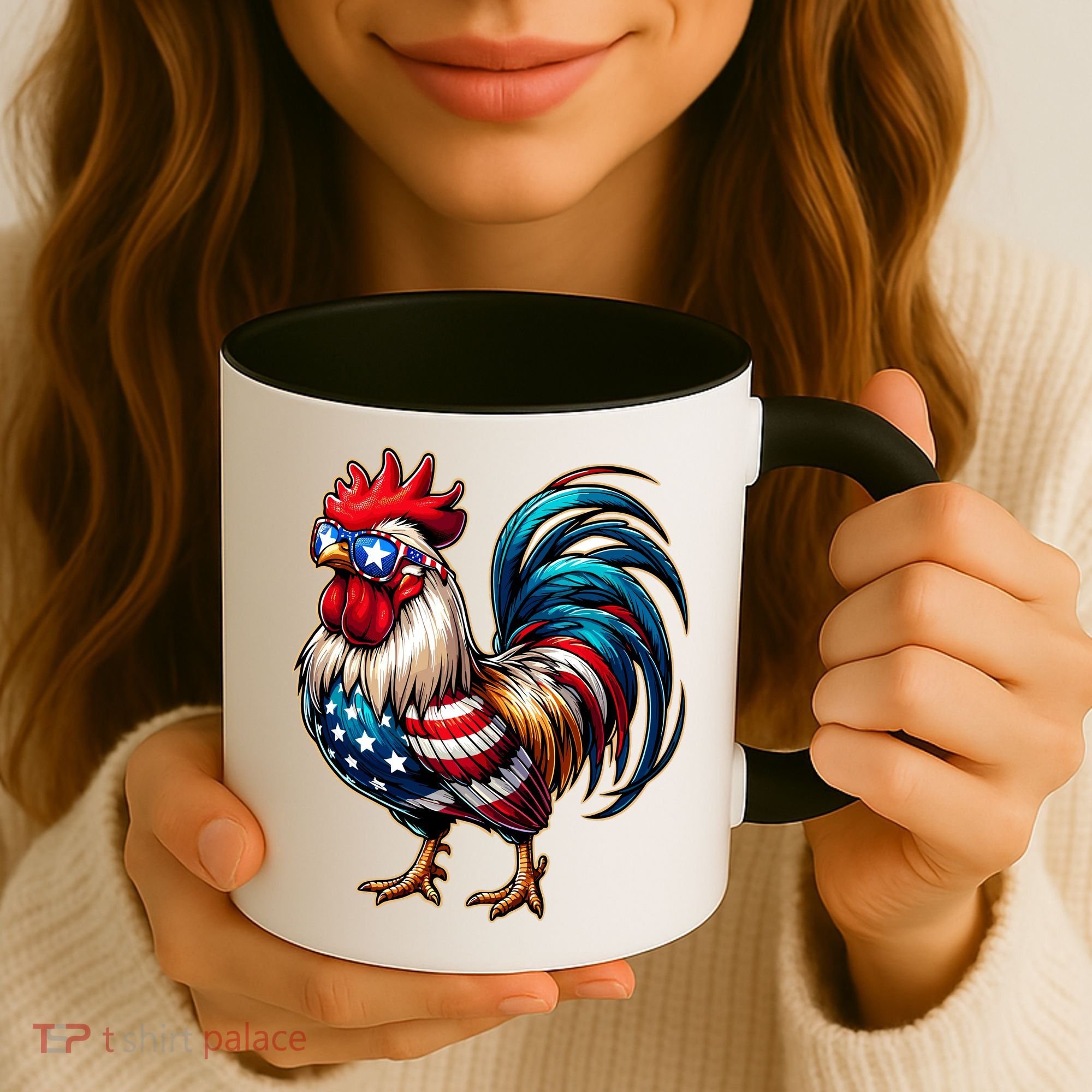 American Chicken Coffee Mug