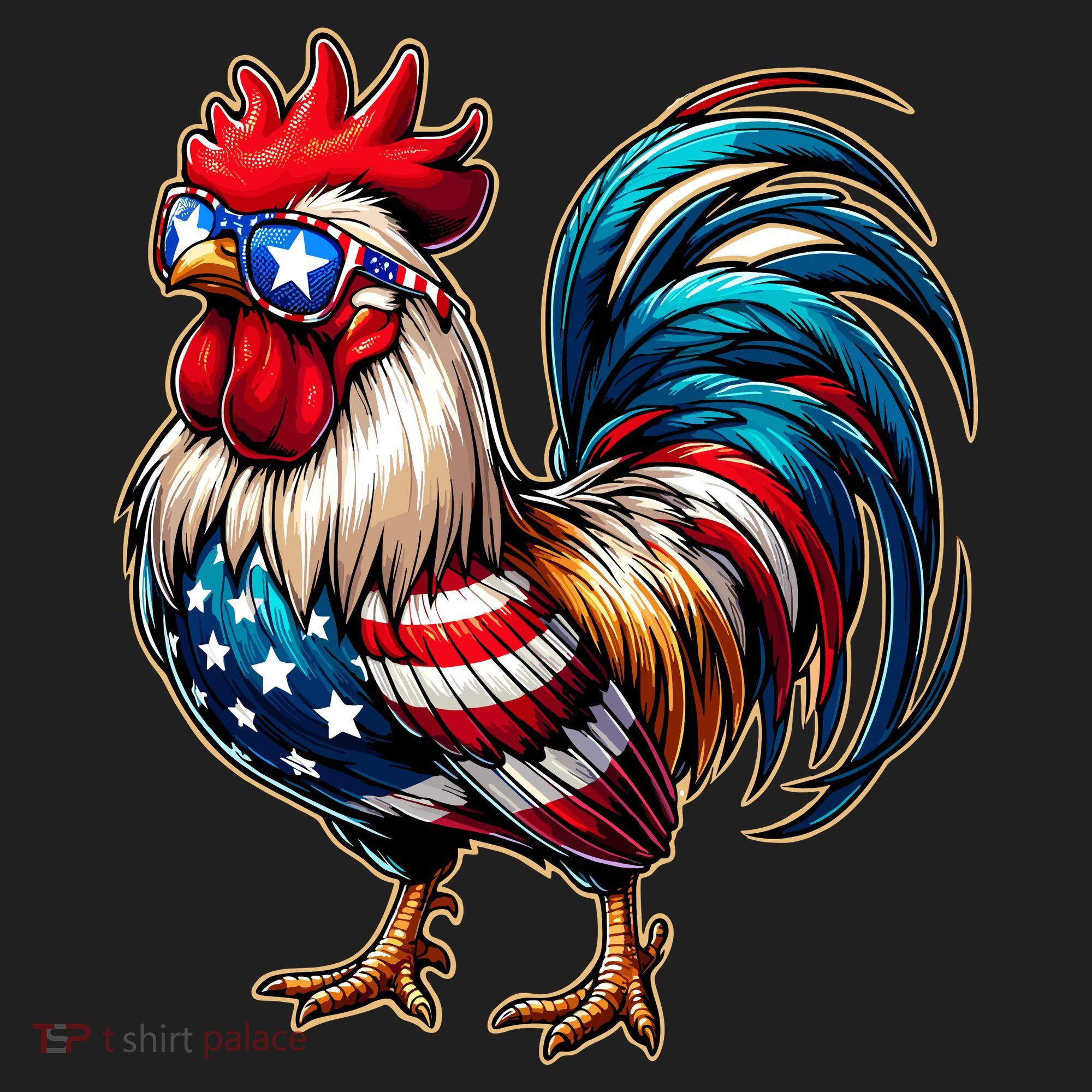 American Chicken Beanie