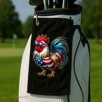 American Chicken Golf Towel thumb 2