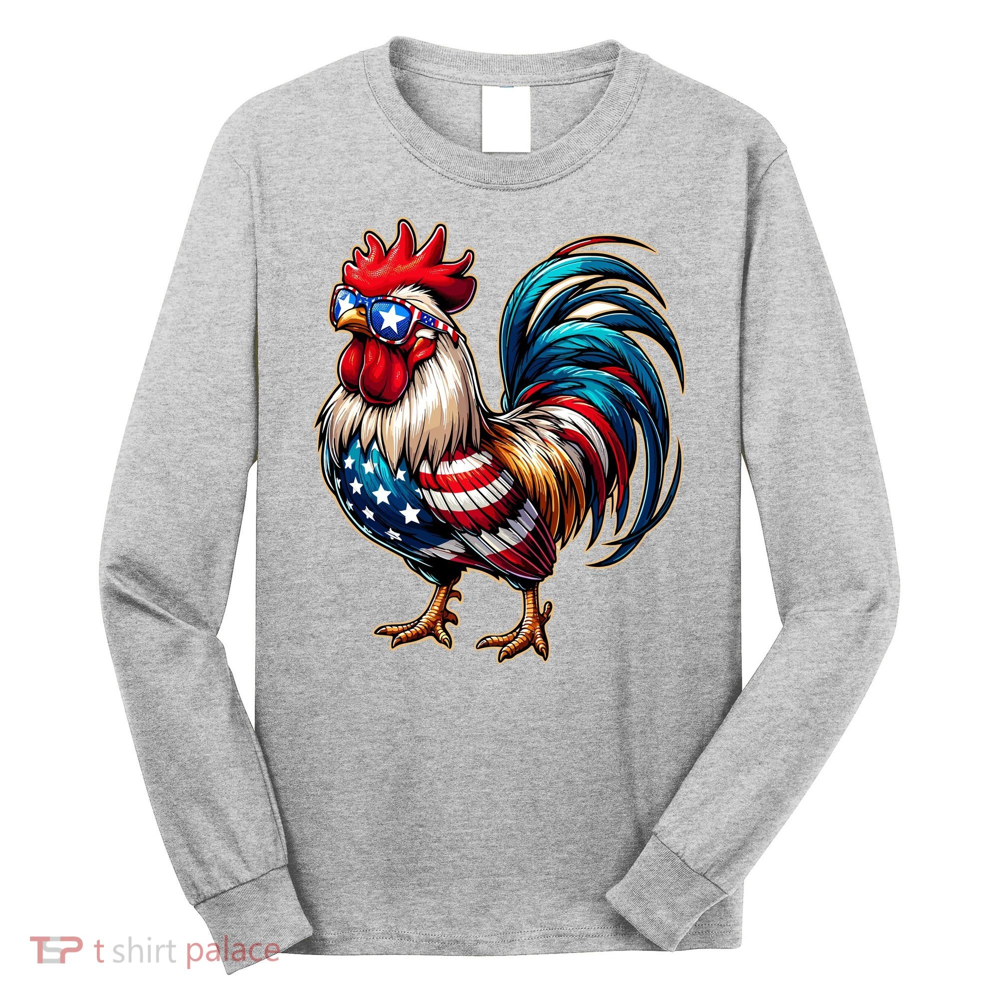 American Chicken Long Sleeve Shirt