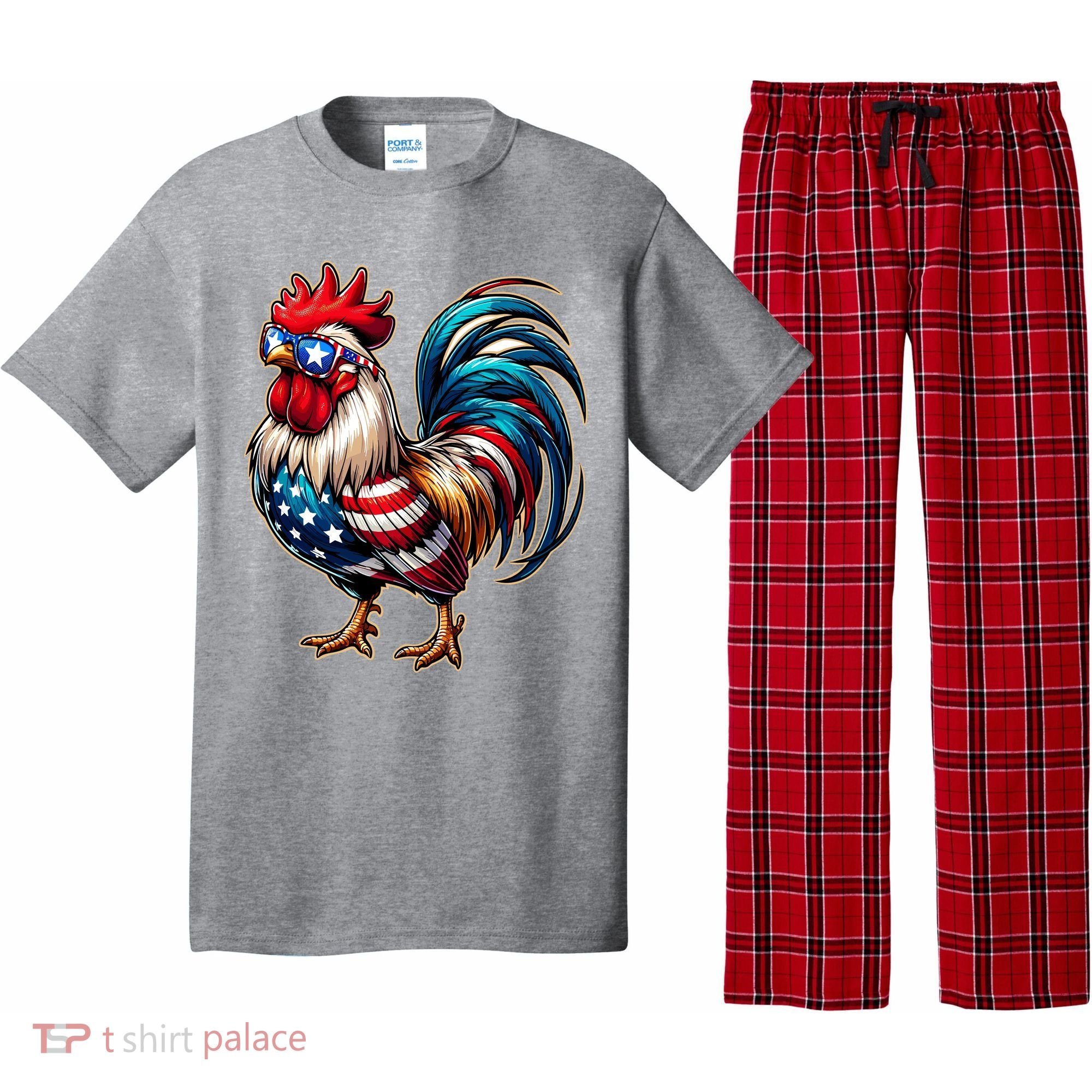 American Chicken Pajama Set
