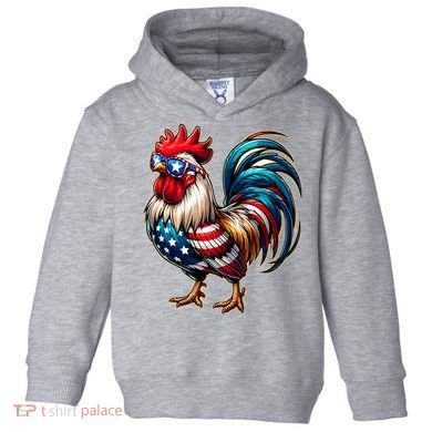 American Chicken Toddler Hoodie