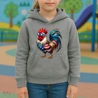 American Chicken Kids Hoodie thumb 3