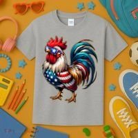 American Chicken Kids T-Shirt thumb 3
