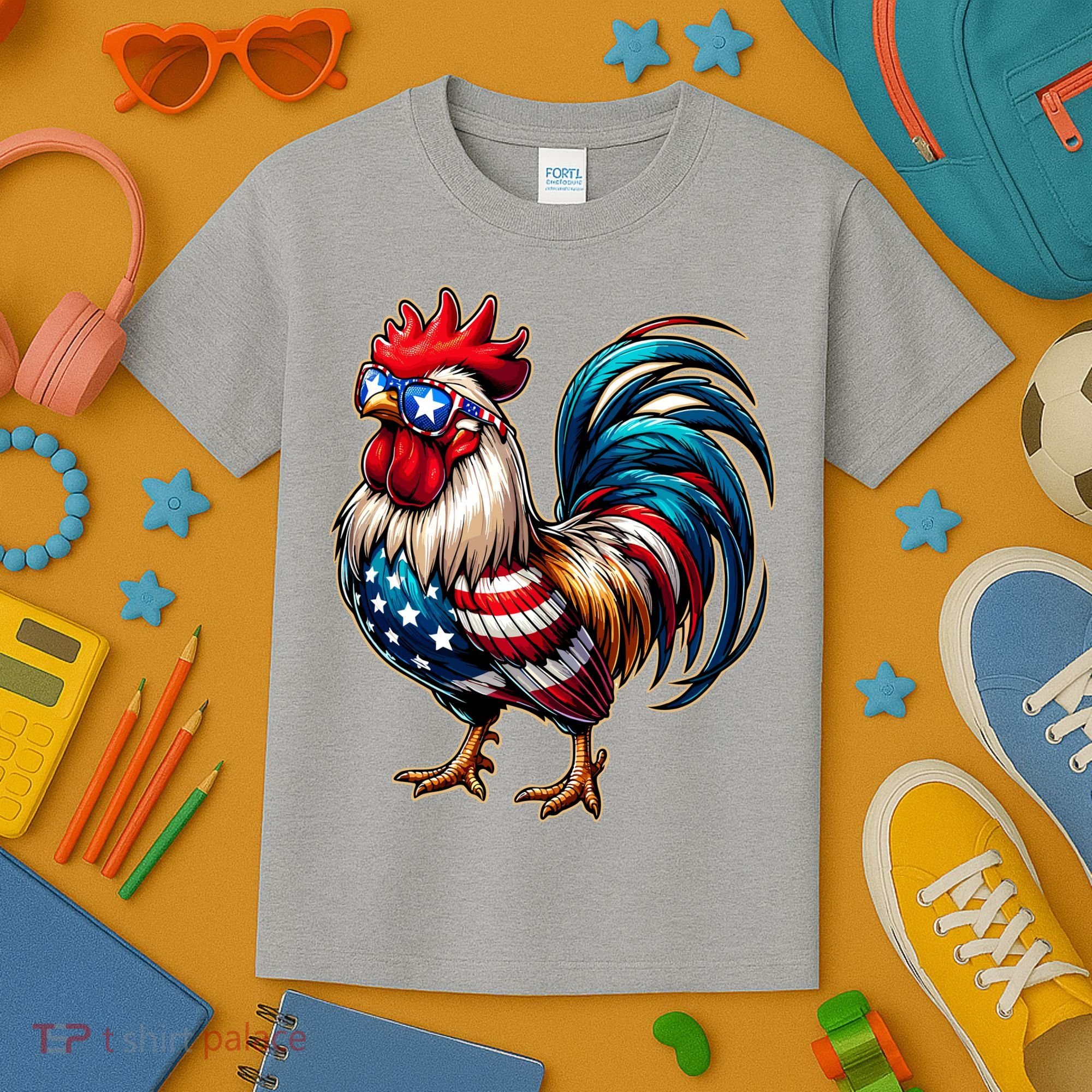 American Chicken Kids T-Shirt