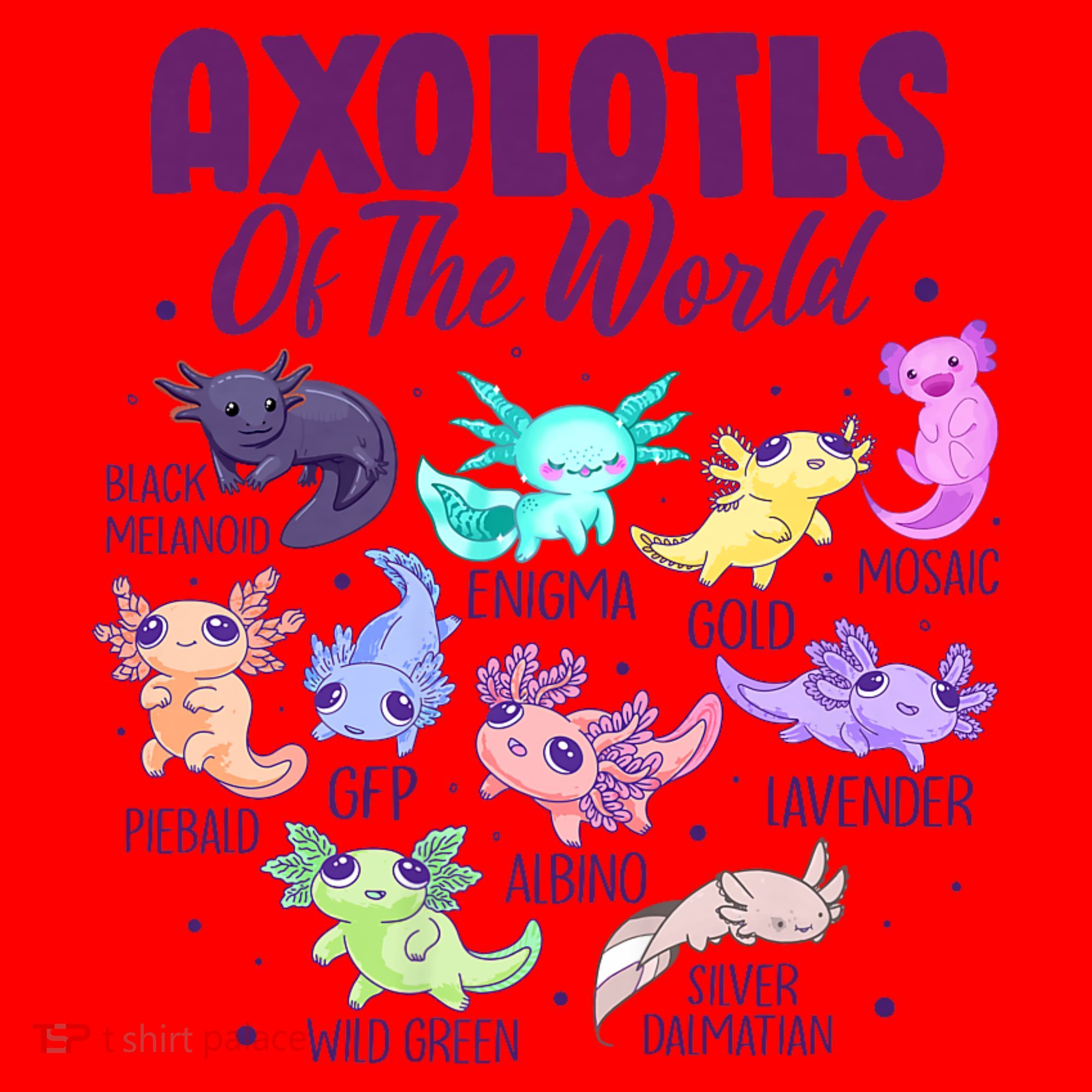 Axolotl Cute Axolotls Of The World Kawaii Santa Hat