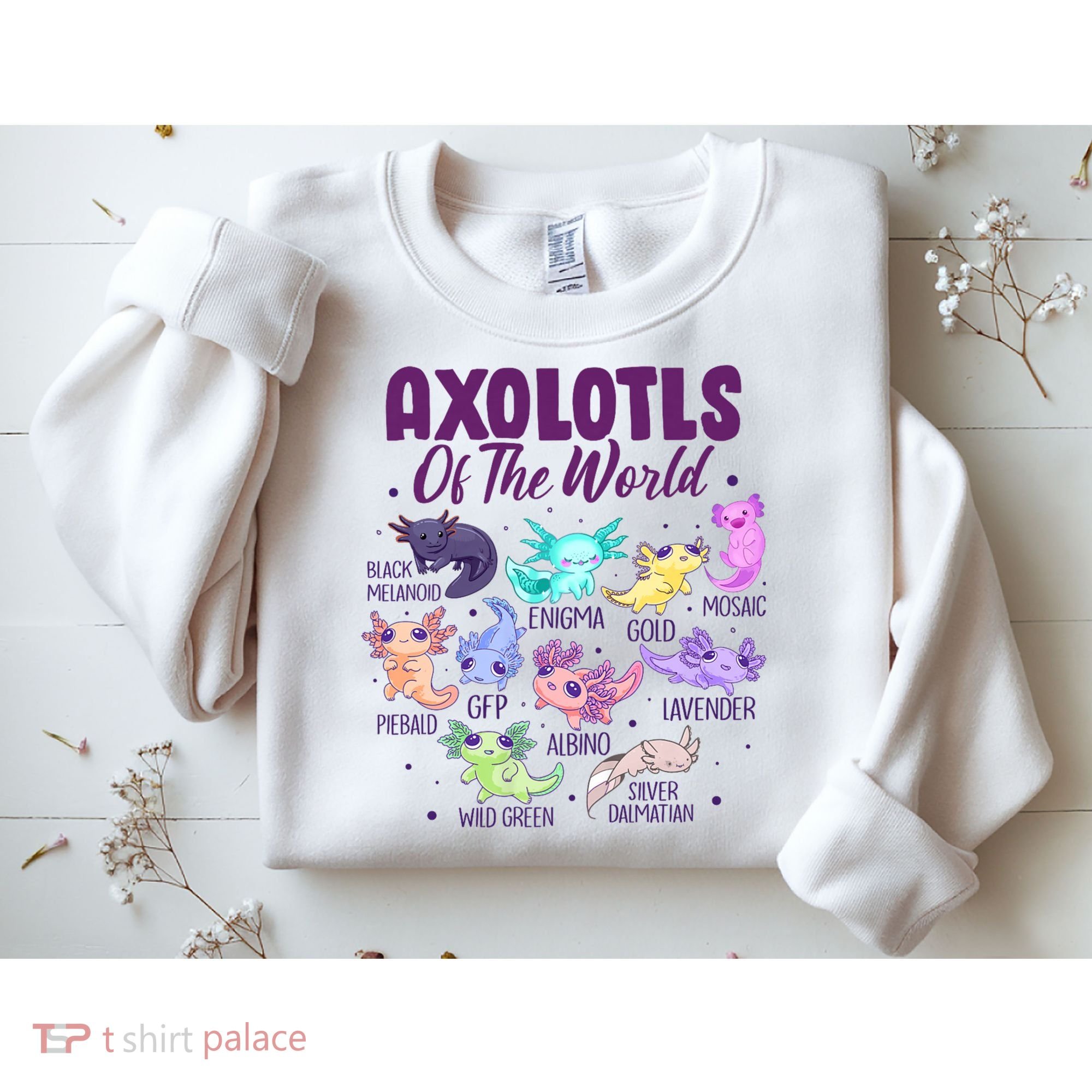 Axolotl Cute Axolotls Of The World Kawaii Sweatshirt