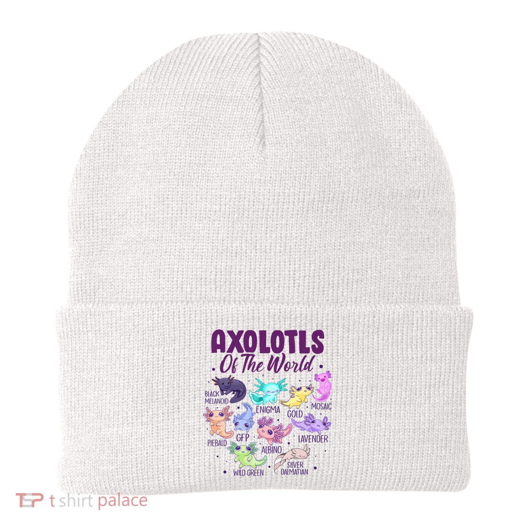 Axolotl Cute Axolotls Of The World Kawaii Beanie