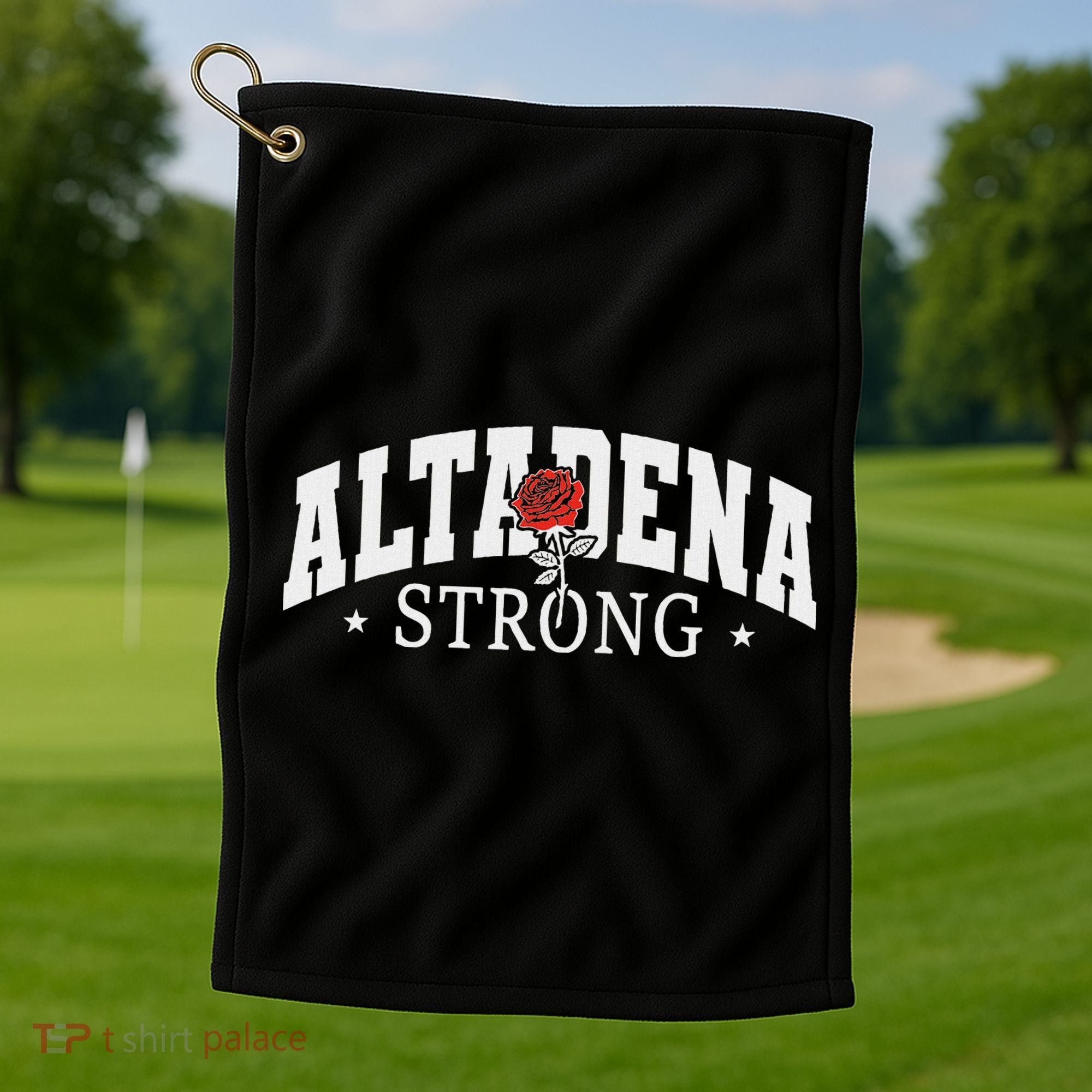 Altadena California Altadena Strong Golf Towel
